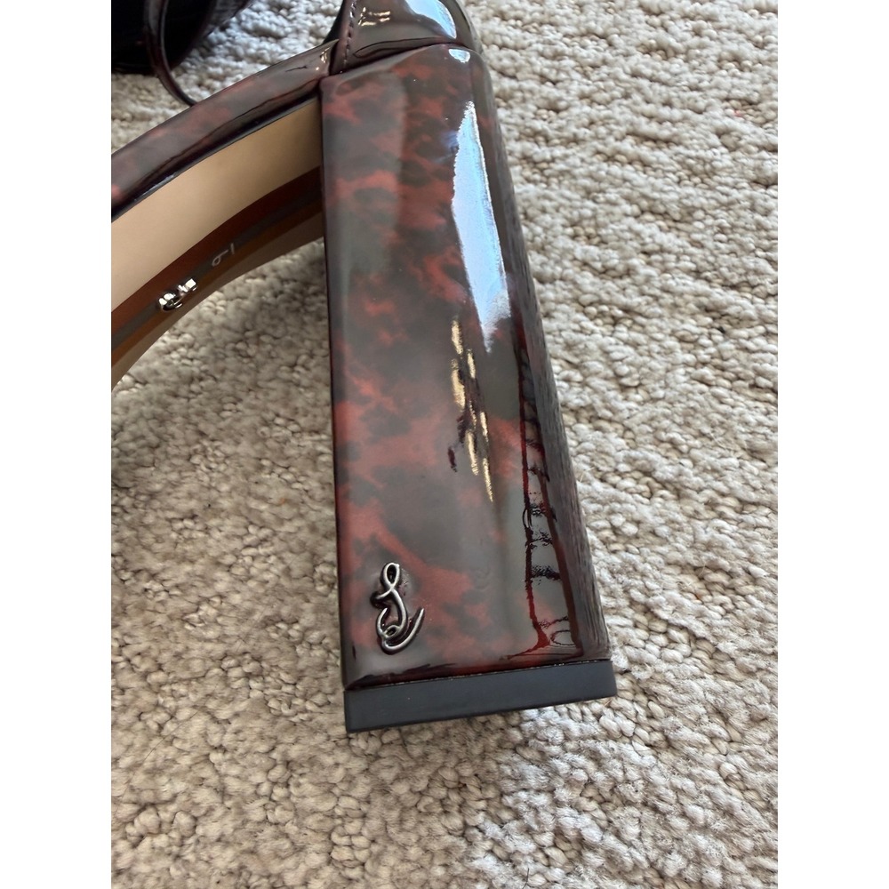 Sam Edelman Tortoiseshell Platform Sandals in Brown - Picture 9 of 14